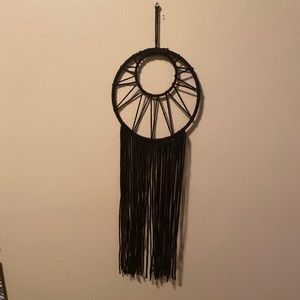 Black Yarn Dream Catcher